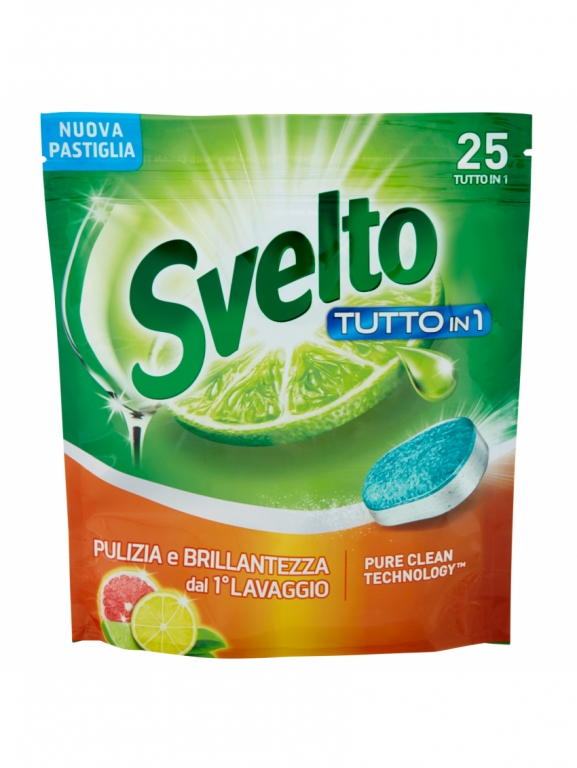 svelto 25 tabs dish washer citrus fruits gr.438